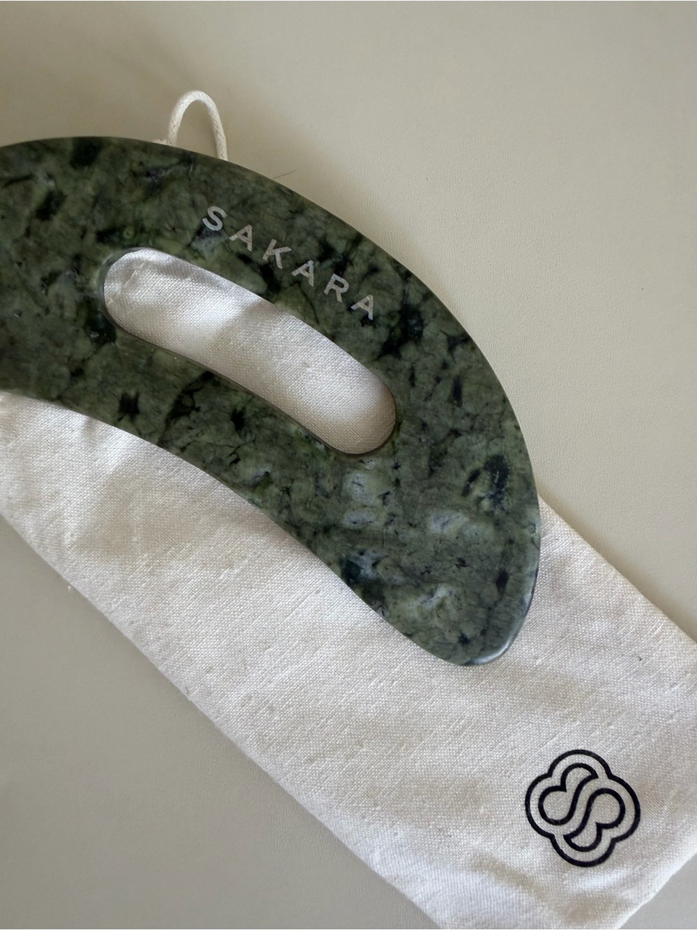 Sakara Real Green Jade Body Sculpting Tool